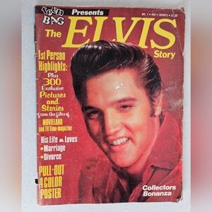 1977 Teen Bag Presents The Elvis Story Magazine
